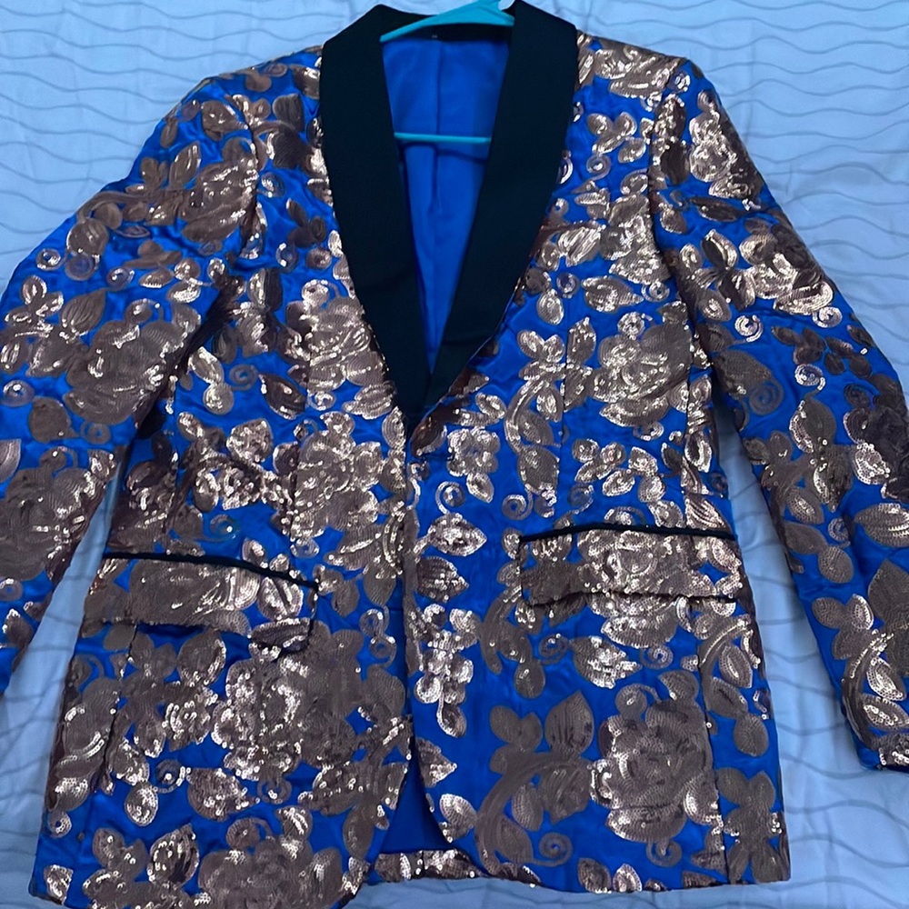 Brand:Generic,Size:XS,Color:gold and blue